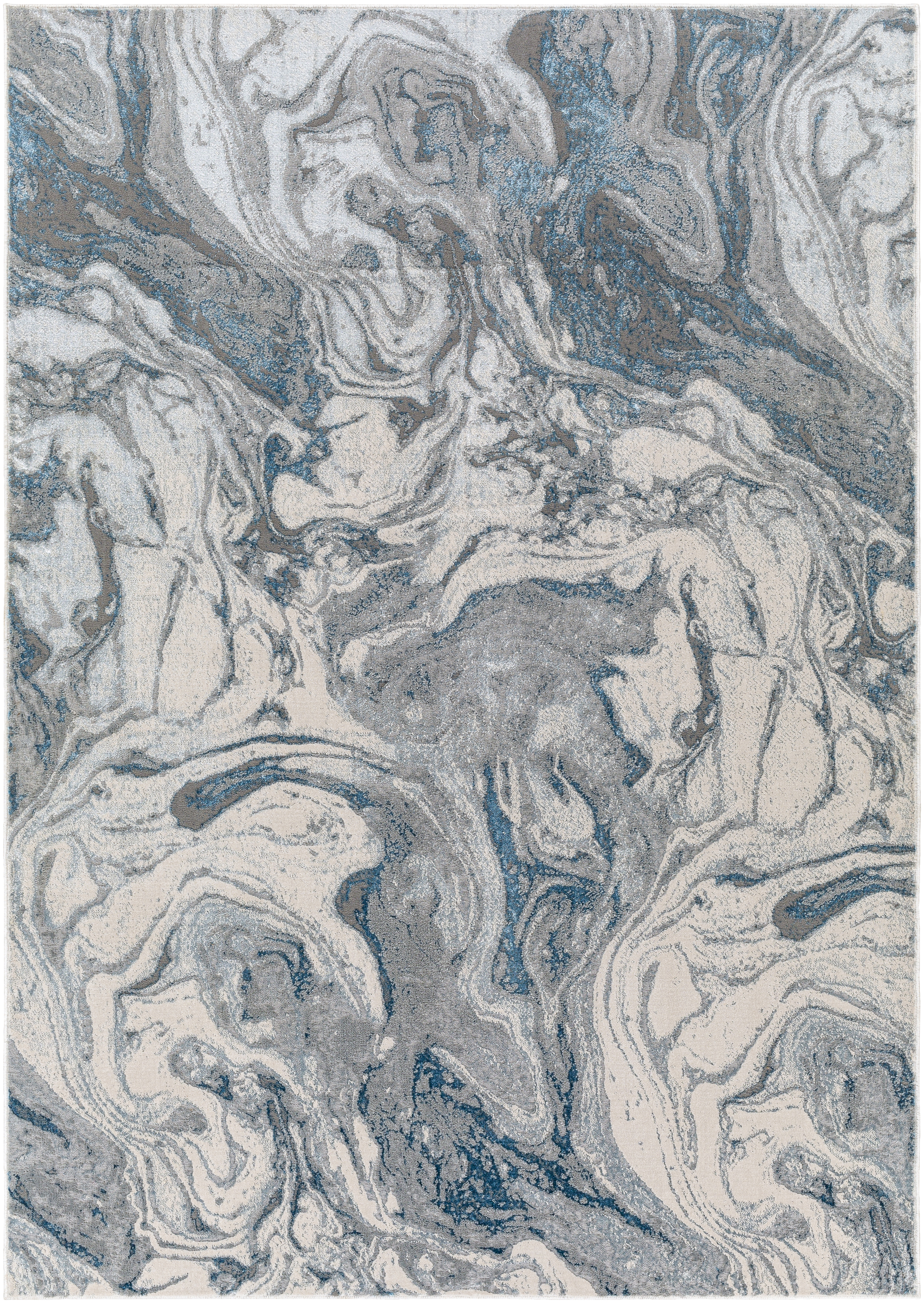 Impulse Gray Indoor 2' x 2'11" Machine Woven Rug - Image 0