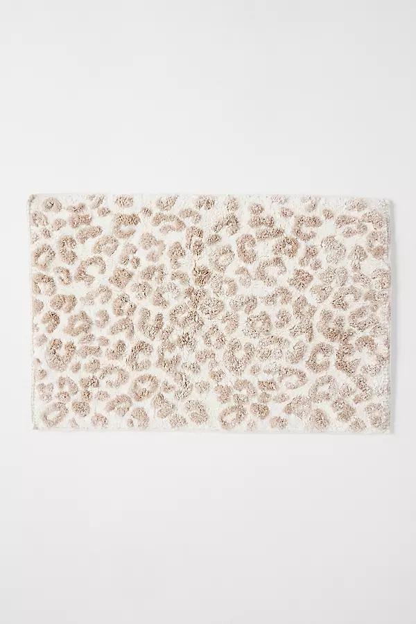 Lola Leopard Tufted Cotton Bath Mat - Image 0