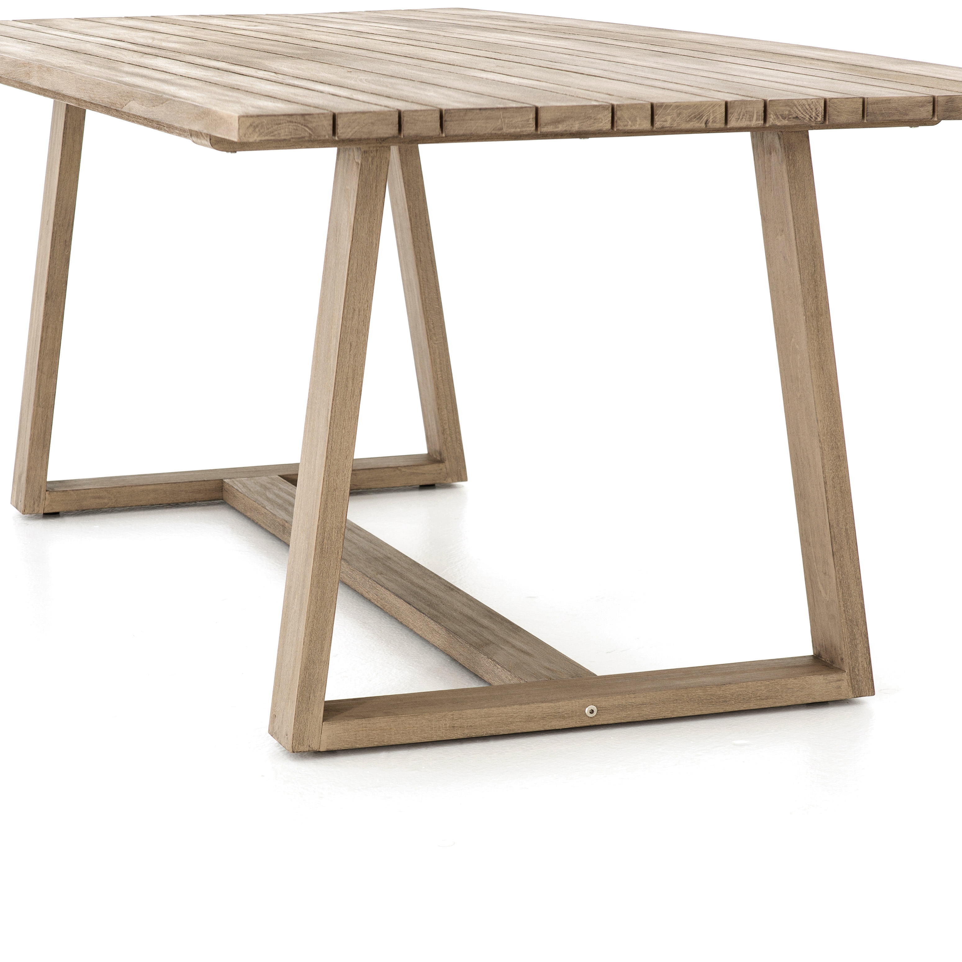 Atherton Outdoor Dining Table-Brown - Image 2