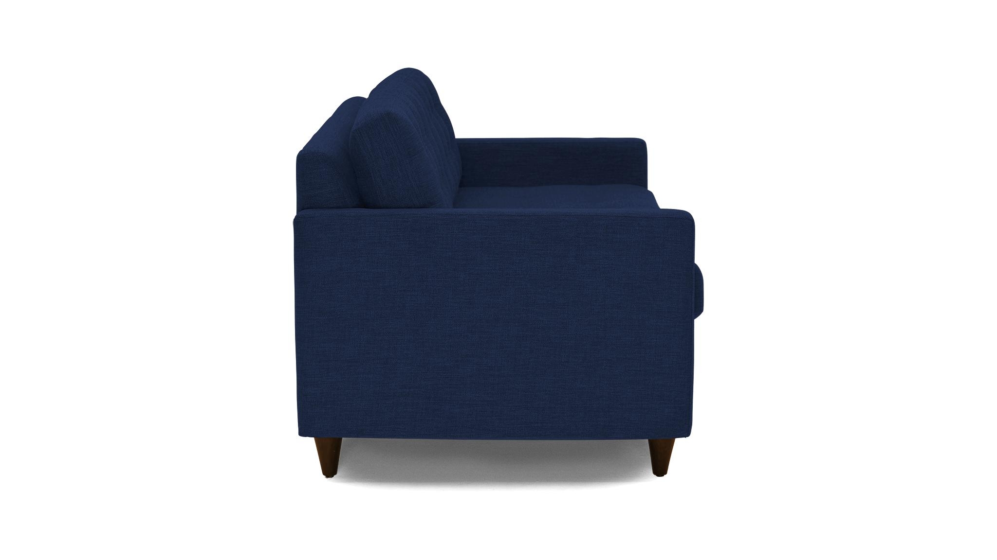 Blue Eliot Mid Century Modern Sleeper Sofa - Royale Cobalt - Mocha - Foam - Image 2