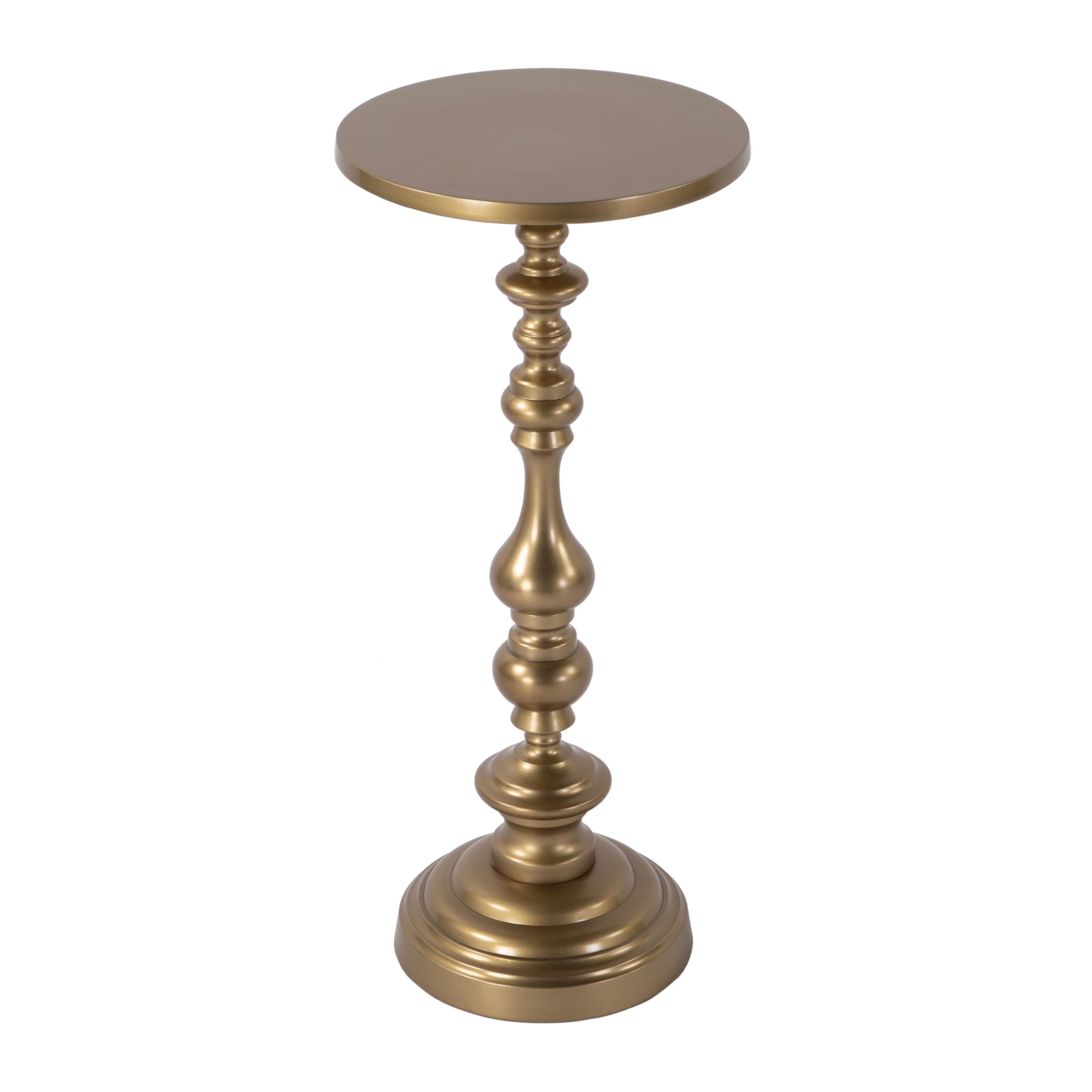 Mario Antique Gold End Table - Image 0