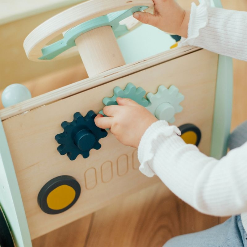 Wonder & Wise by Asweets Toddler Ride & Stride Push Walker/Ride On Toy - Image 1