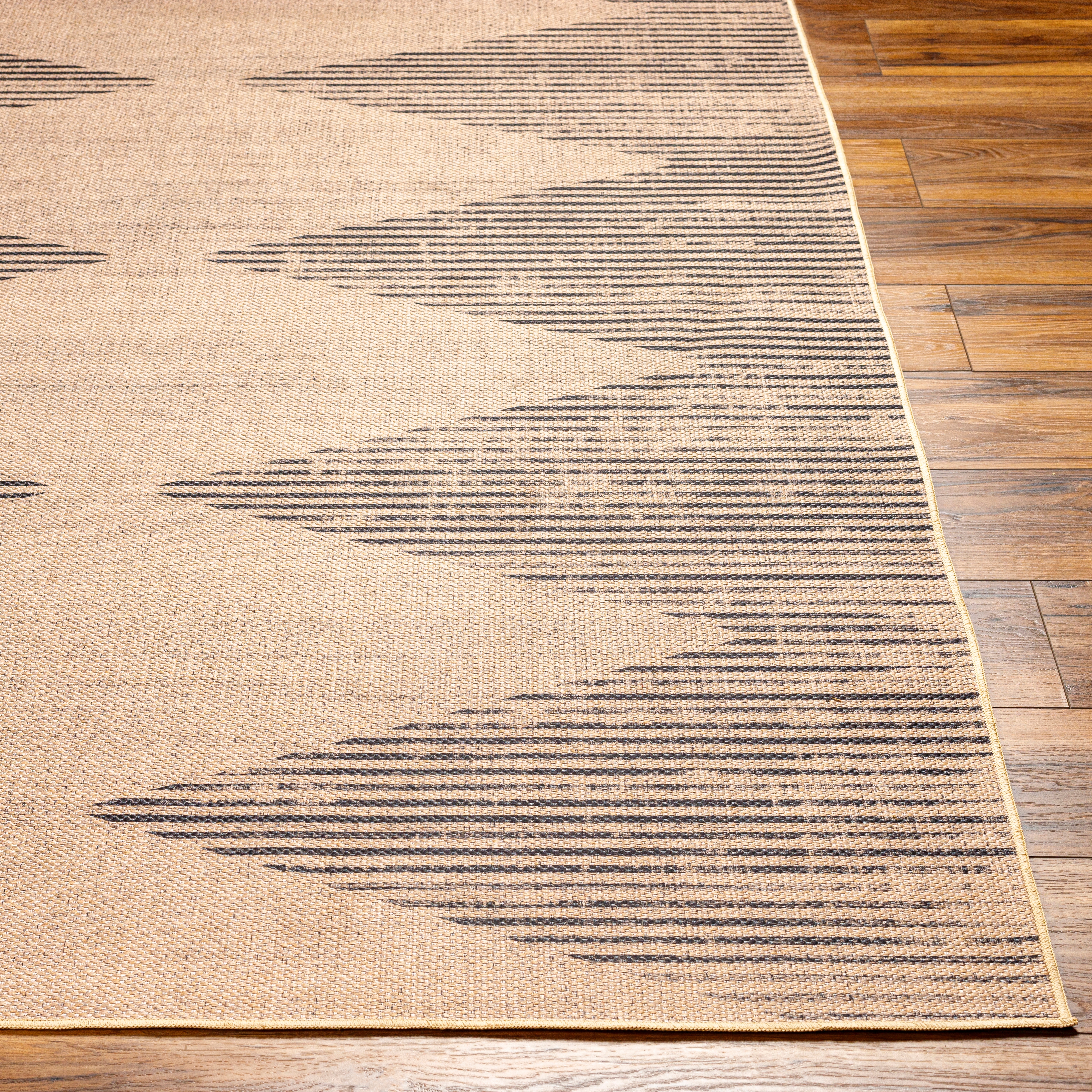 Ez Jute Beige Indoor 9' x 12' Machine Woven Rug - Image 1