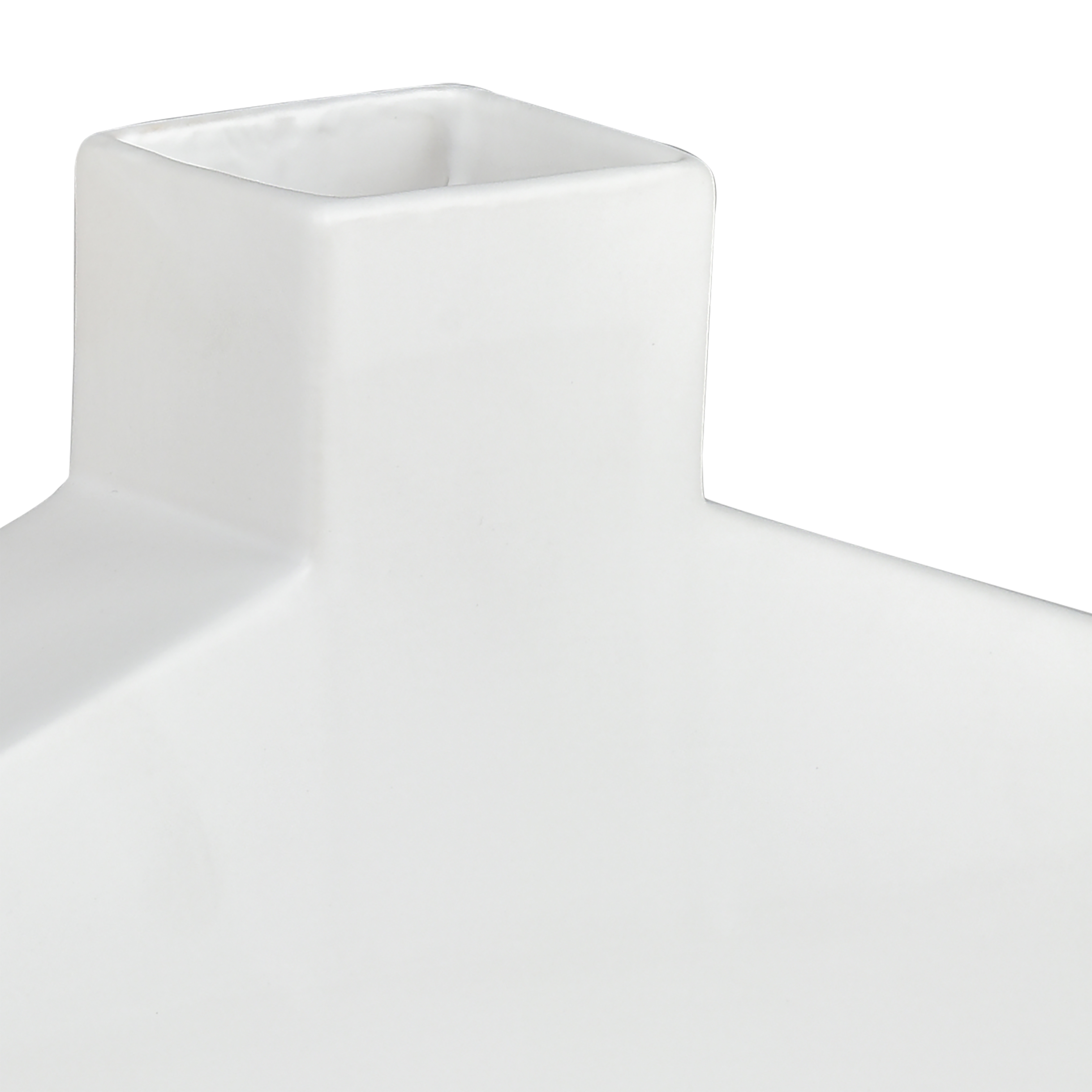 Drue Vase - Short Matte White - Image 4