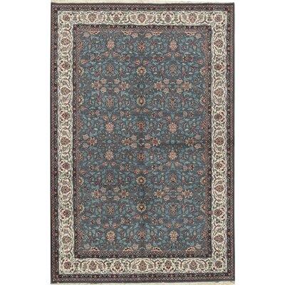Jahan Oriental Hand-Knotted Wool Charcoal Area Rug - Image 0