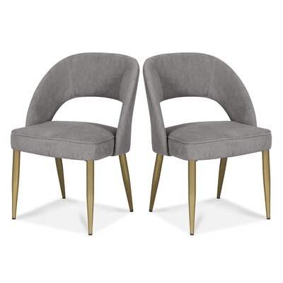 Pirro Velvet Upholstered Side Chair - Set of 2 - Image 0