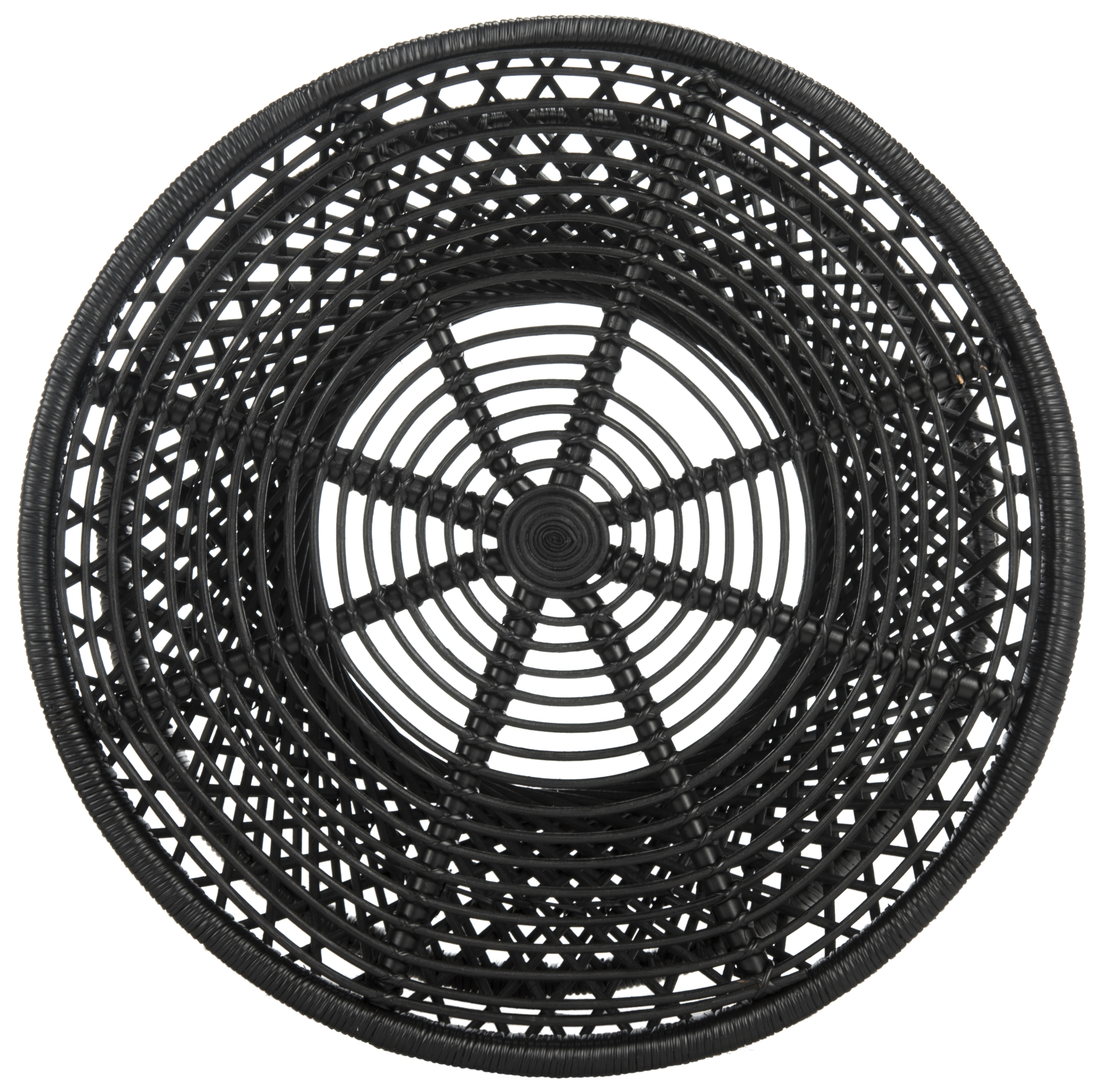 Grimson Large Bowed Coffee Table - Black - Safavieh - Image 2