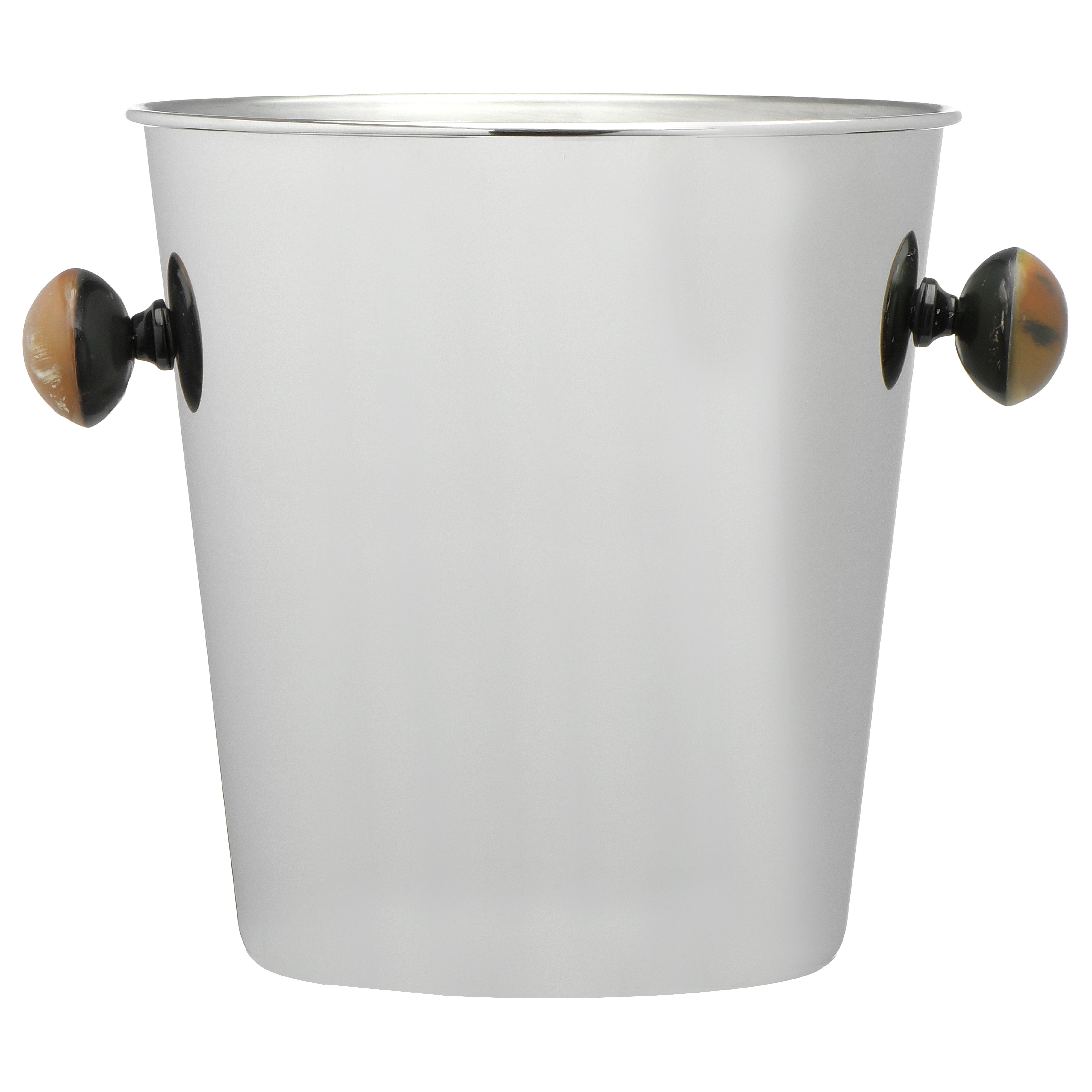 Quart Stainless Steel Ice Bucket with Horn Handles - Image 0