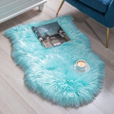Faux Sheepskin Fur Area Rug, Luxury Fluffy Area Rug, Soft Furry Carpet Rug For Bedroom, Children’S Room, Decor Rug - Image 0