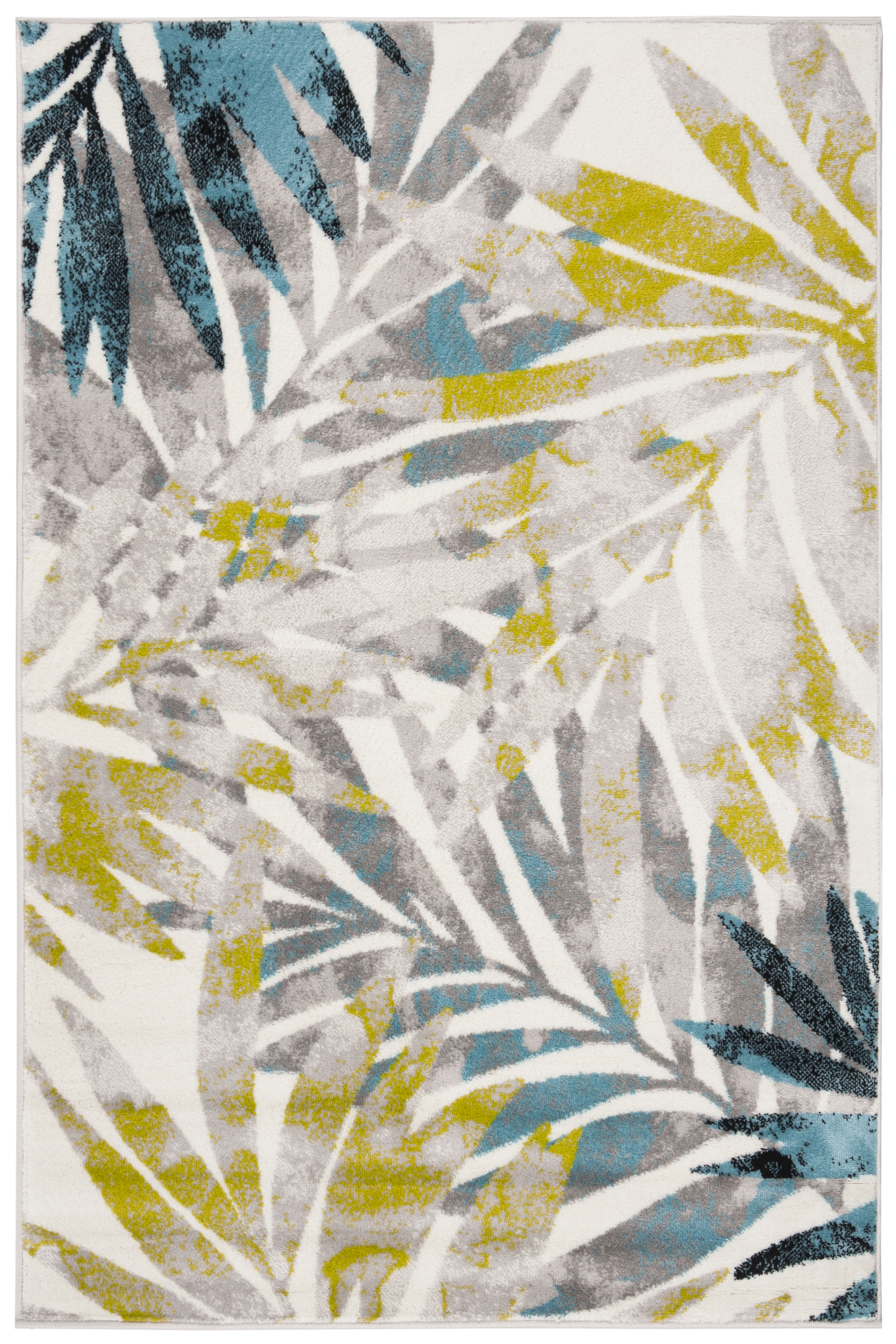 Arlo Home Woven Area Rug, SKY189G, Grey/Green,  4' X 6' - Image 0