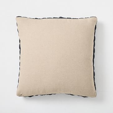 Braided Jersey Pillow Cover, Petrol, 20"x20", Set of 2 - Image 3