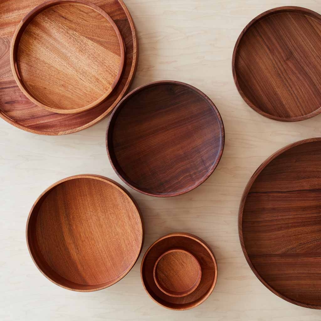 The Citizenry Tikal Round Wood Tray | Mahogany - Image 10