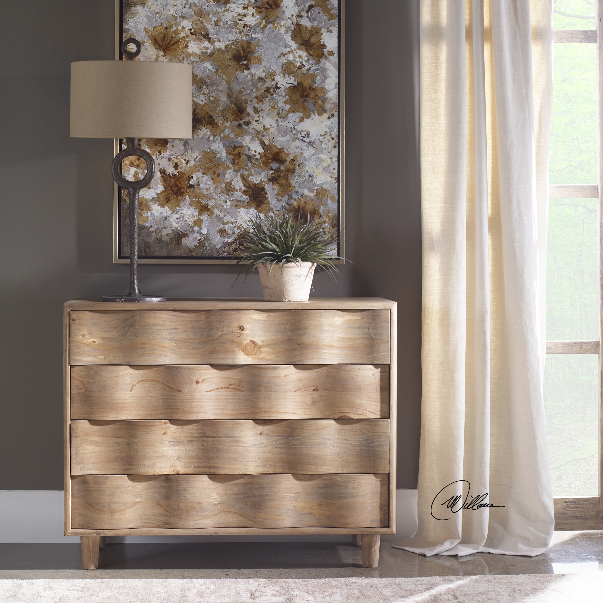 Crawford Light Oak Accent Chest - Image 0
