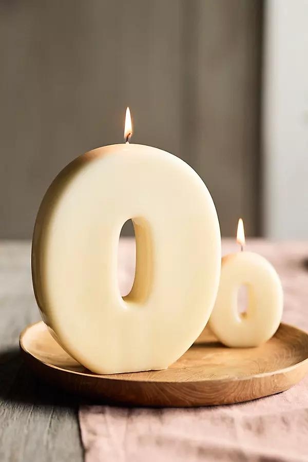 Hand-Dipped Number Candle - Image 0