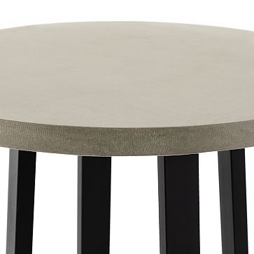 Lavastone Slab Round Bar Table - Image 1