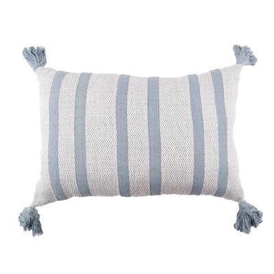 Marguerite Cotton Striped Lumbar Pillow - Image 0
