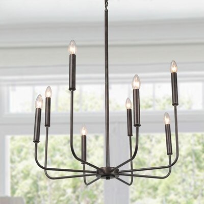 Ahrens 8 - Light Shaded Empire Chandelier - Image 1