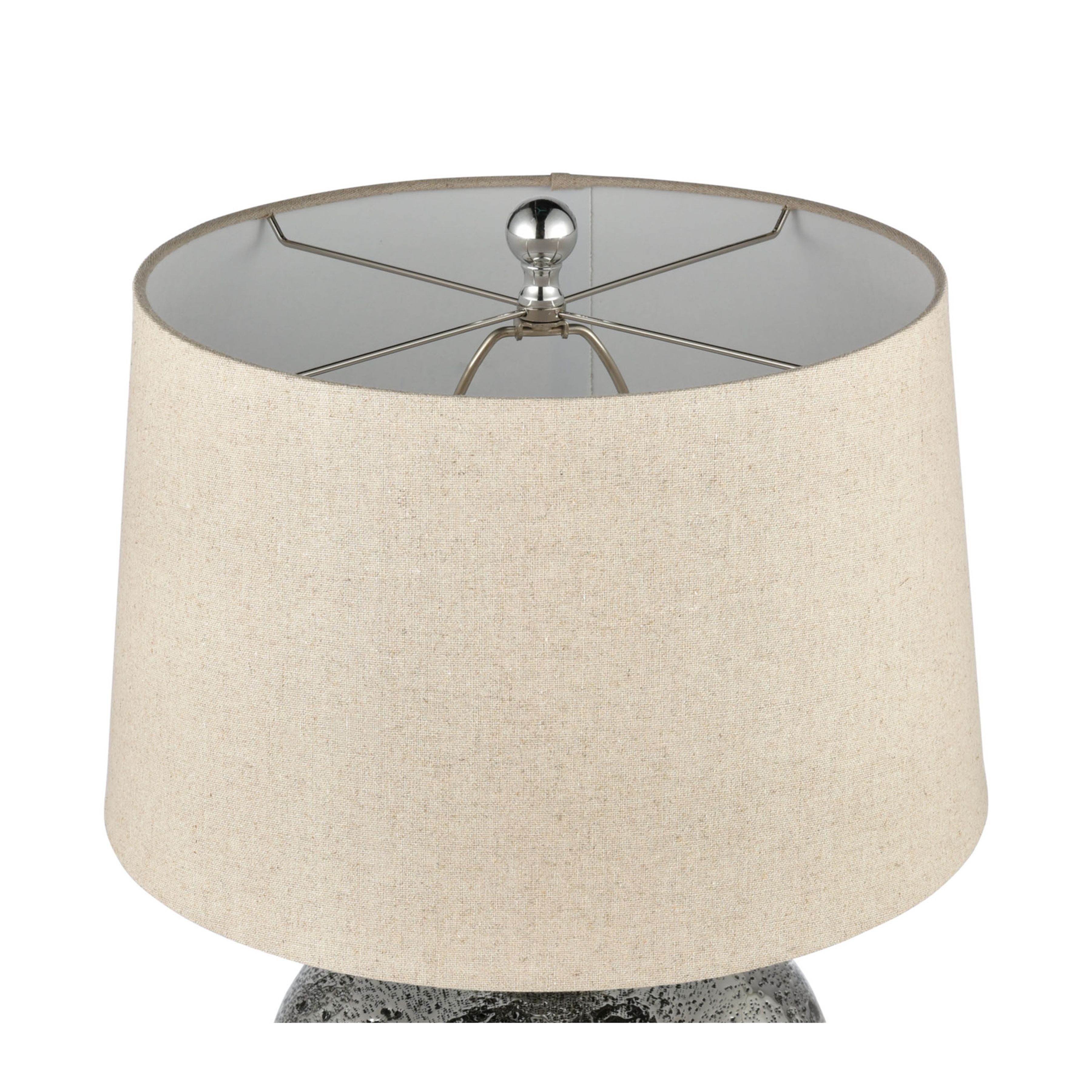 Cicely 24'' High 1-Light Table Lamp - Silver Mercury - Image 2