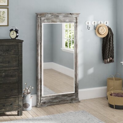 Steadham Wooden Wall Mirror - Image 0