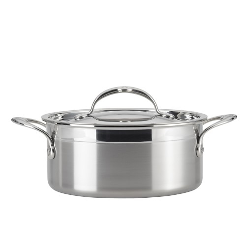 Hestan ProBond Professional Clad Stainless-Steel Soup Pot, 3-Qt. - Image 0