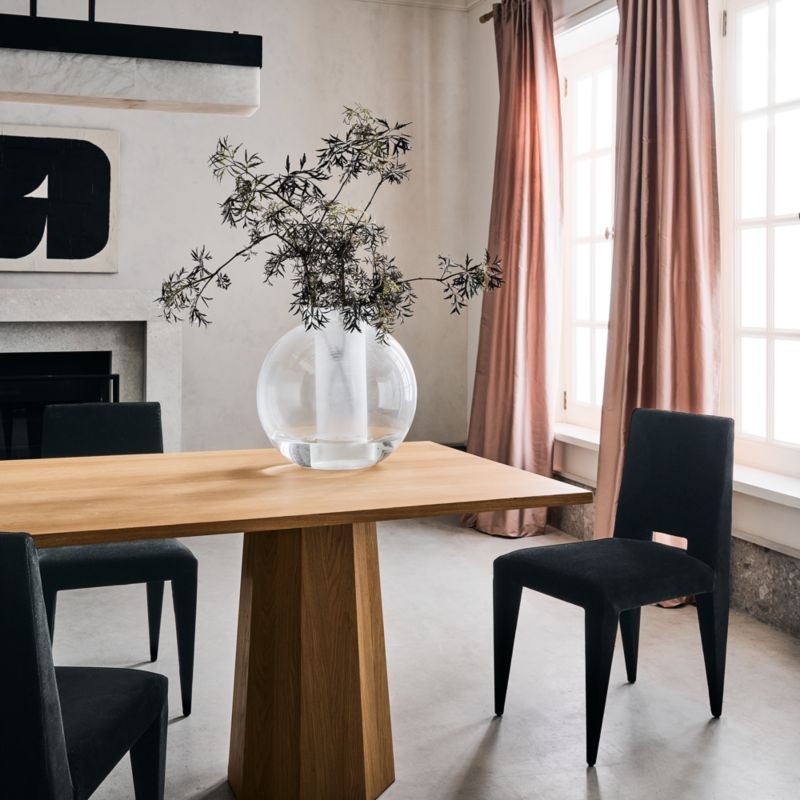Editor Black Velvet Dining Chair Set of 4 - Image 1