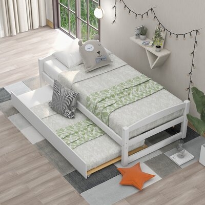 Munis Twin Platform Bed with Trundle - Image 0
