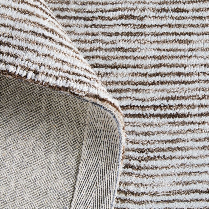 Turin Performance Handwoven Beige Area Rug 9'x12' - Image 0