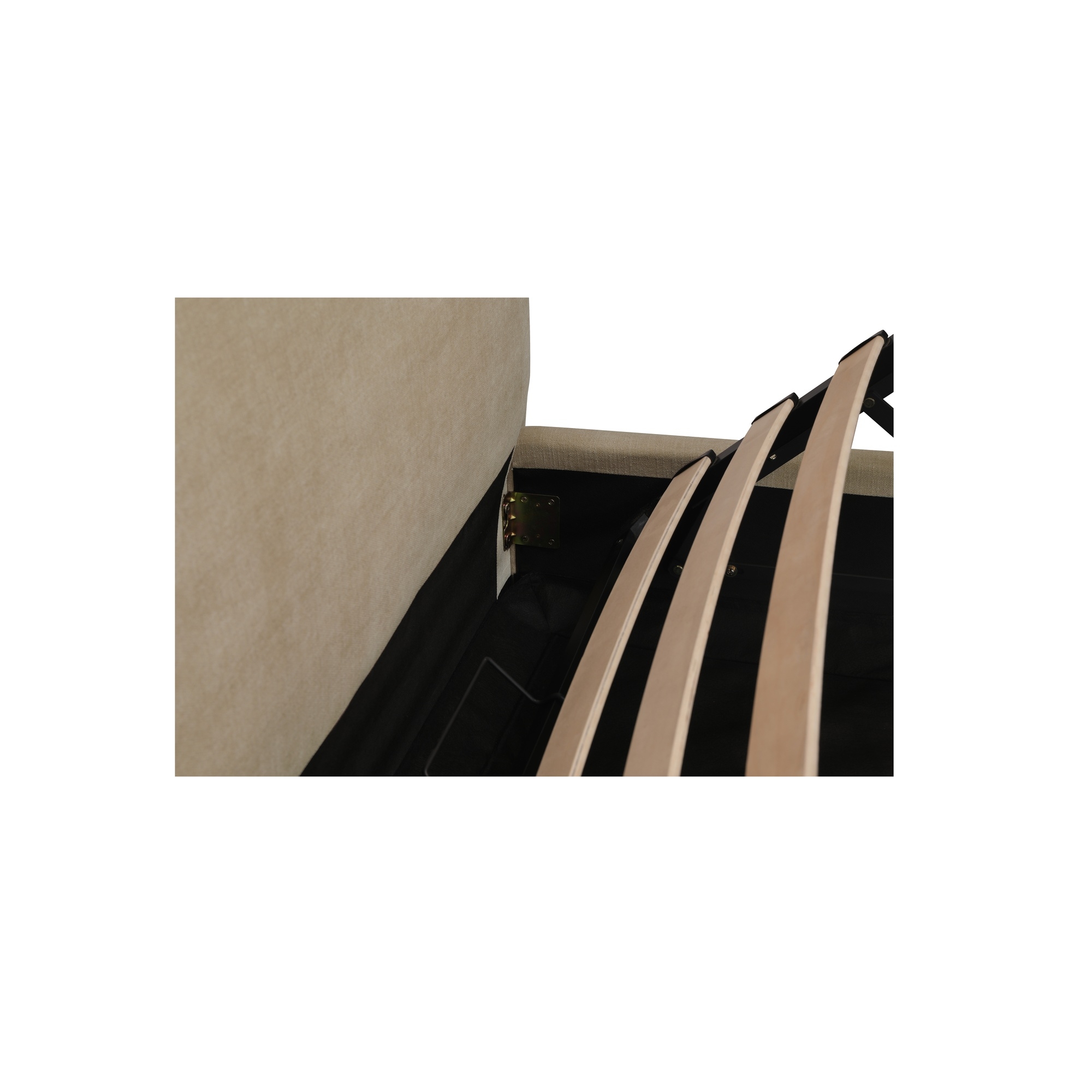 Beau Queen Storage Bed Warm Beige - Image 5