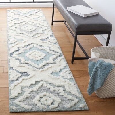 Metro Area Rug In Ivory / Light Blue - Image 0
