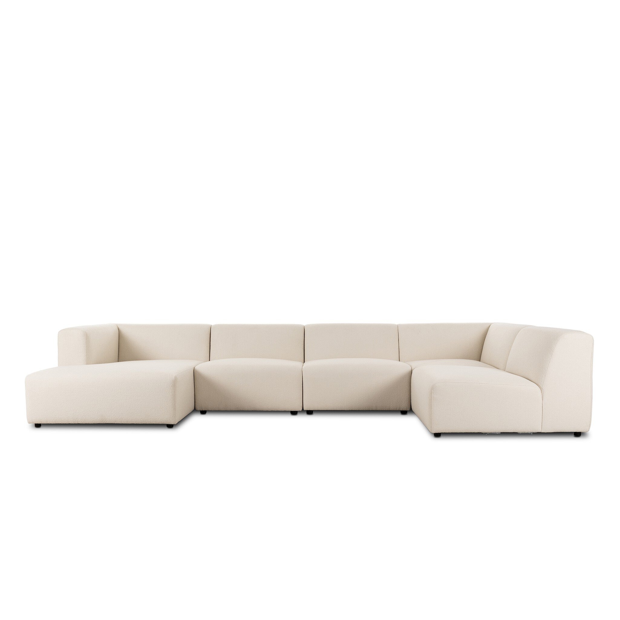 Lawndale 5-Piece Sectional + Chaise - Fayette Cloud - Image 0