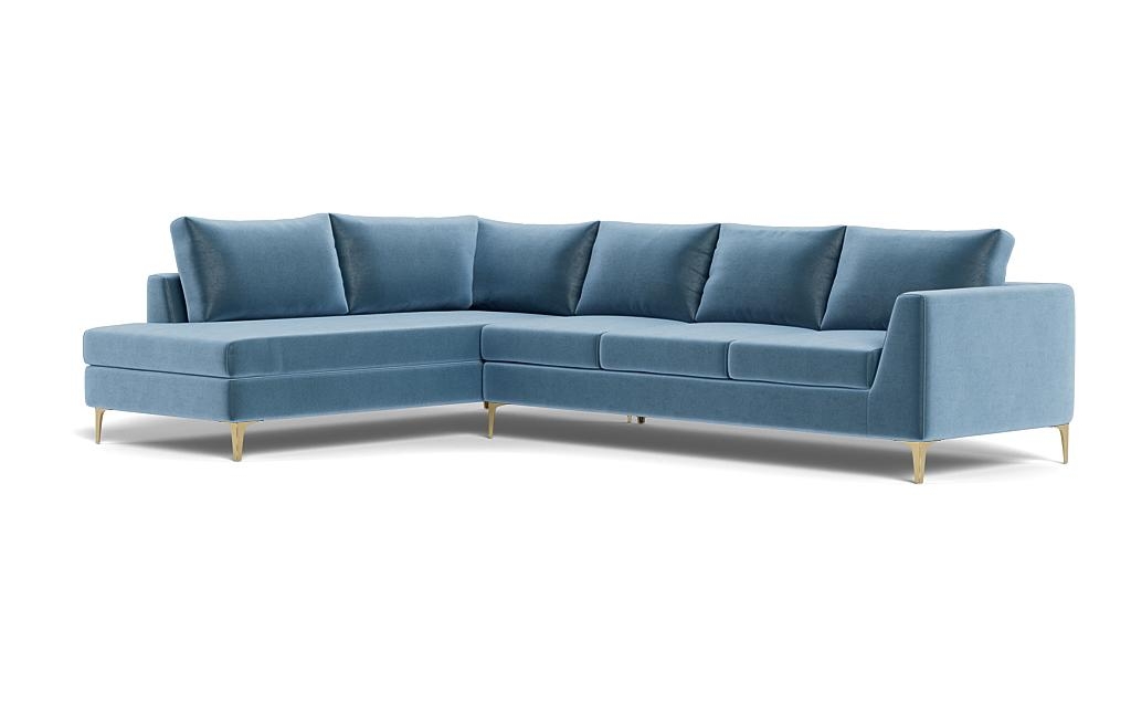 Asher 4-Seat Sectional with Left Bumper - Image 2