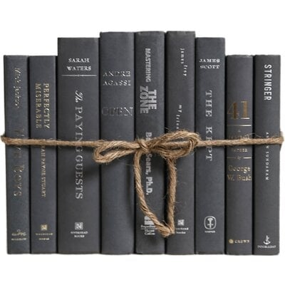Authentic Decorative Book - By Color Modern Slate ColorPak (1 Linear Foot, 10-12 Books) - Image 0
