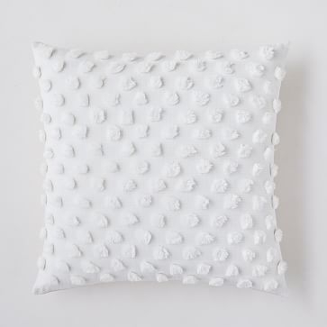 Candlewick Pillow Cover, 12"x21", White - Image 2