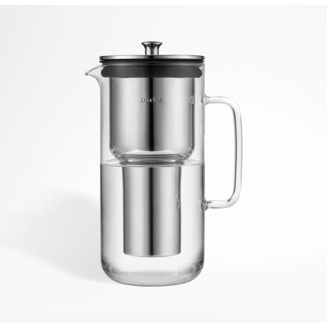 Aarke Purifier Glass Purifying Water Pitcher with Stainless Steel Filter - Image 0