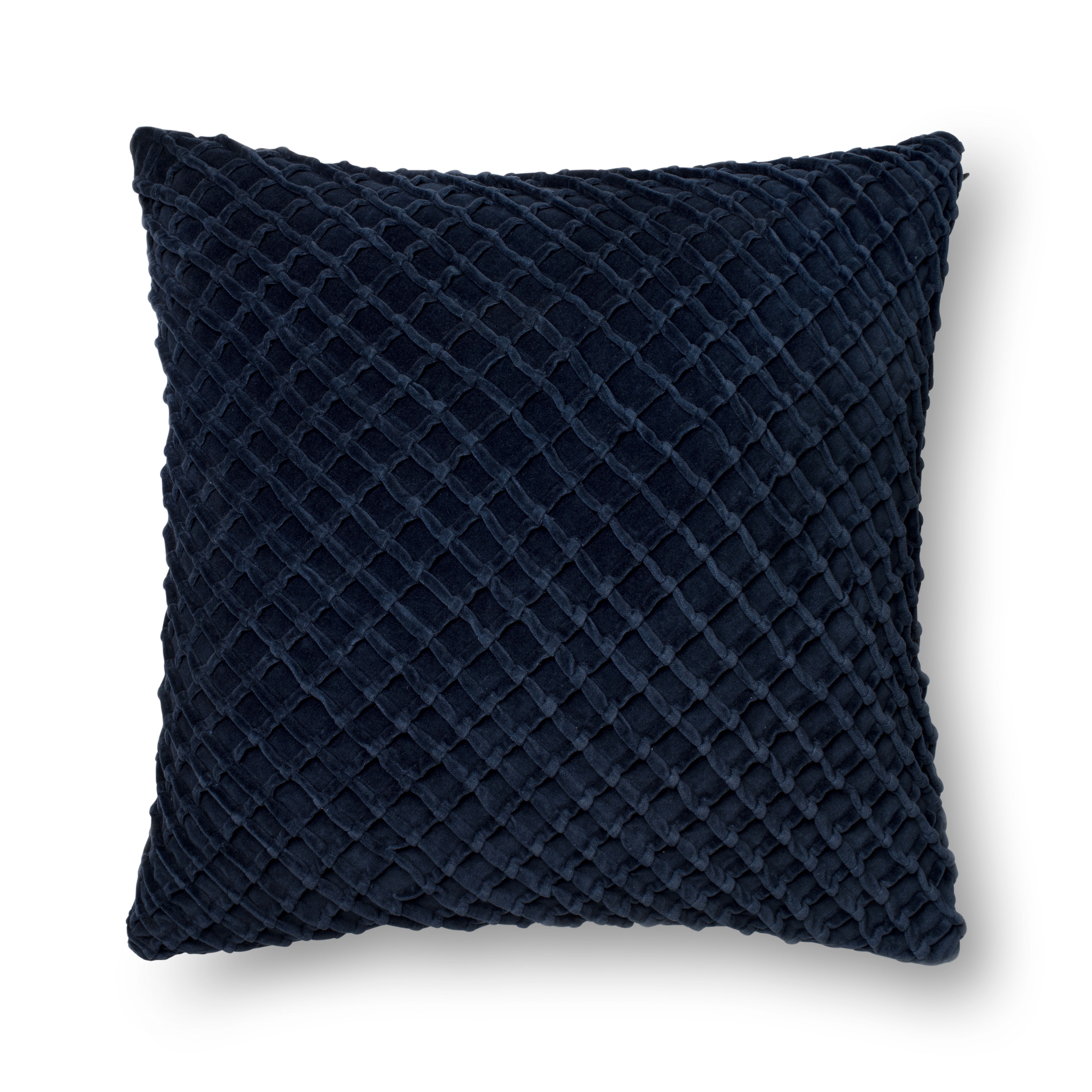 Loloi Pillows Navy 22" x 22" Cover Only - Image 0