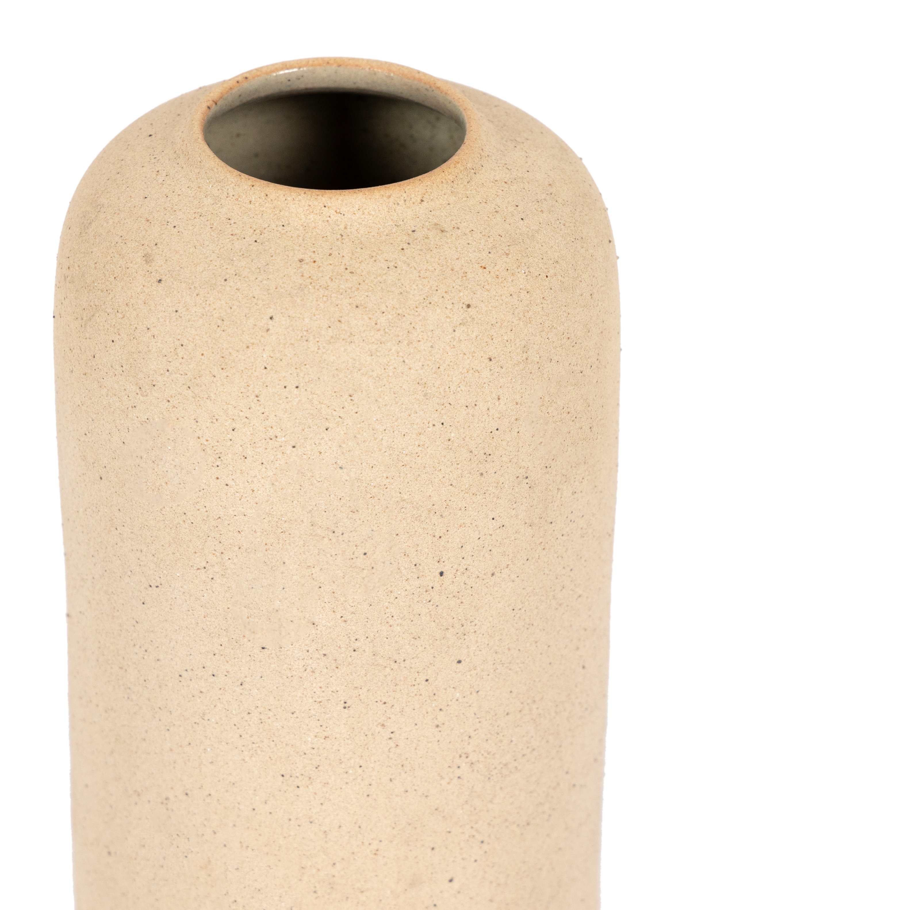 Evalia Tall Vase-Natural Speckled Clay - Image 2