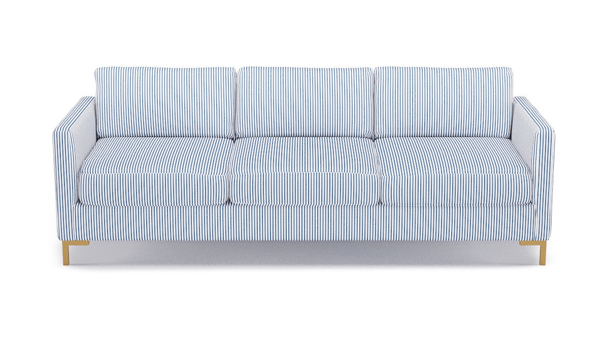 Modern Sofa | Azul Ticking Stripe - Image 0