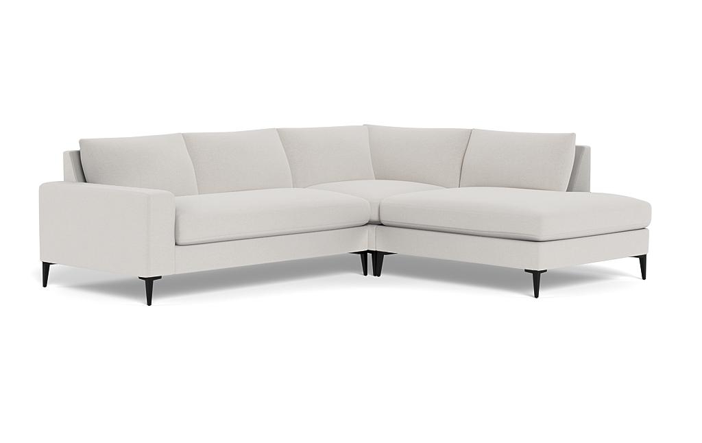 Saylor Wide Arm 3-Seat Right Bumper Sectional - Image 1