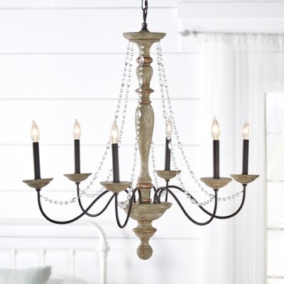 Downes 6-Light Candle Style Classic / Traditional Chandelier - Image 0