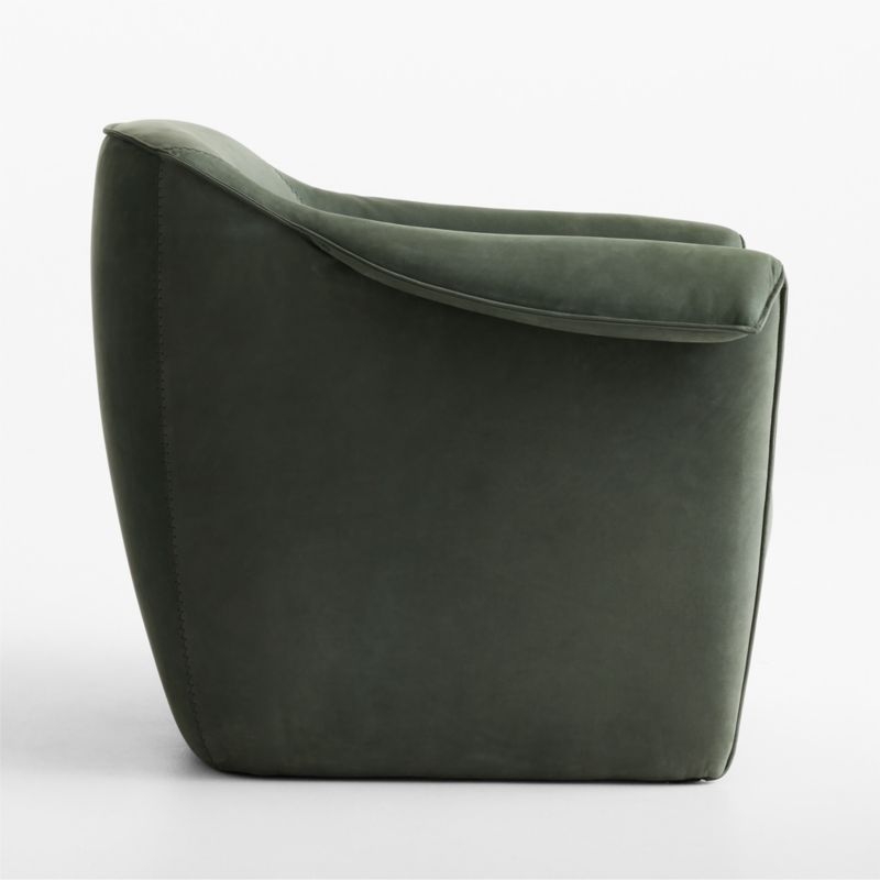Klint Leather Accent Chair by Jeremiah Brent - Image 1