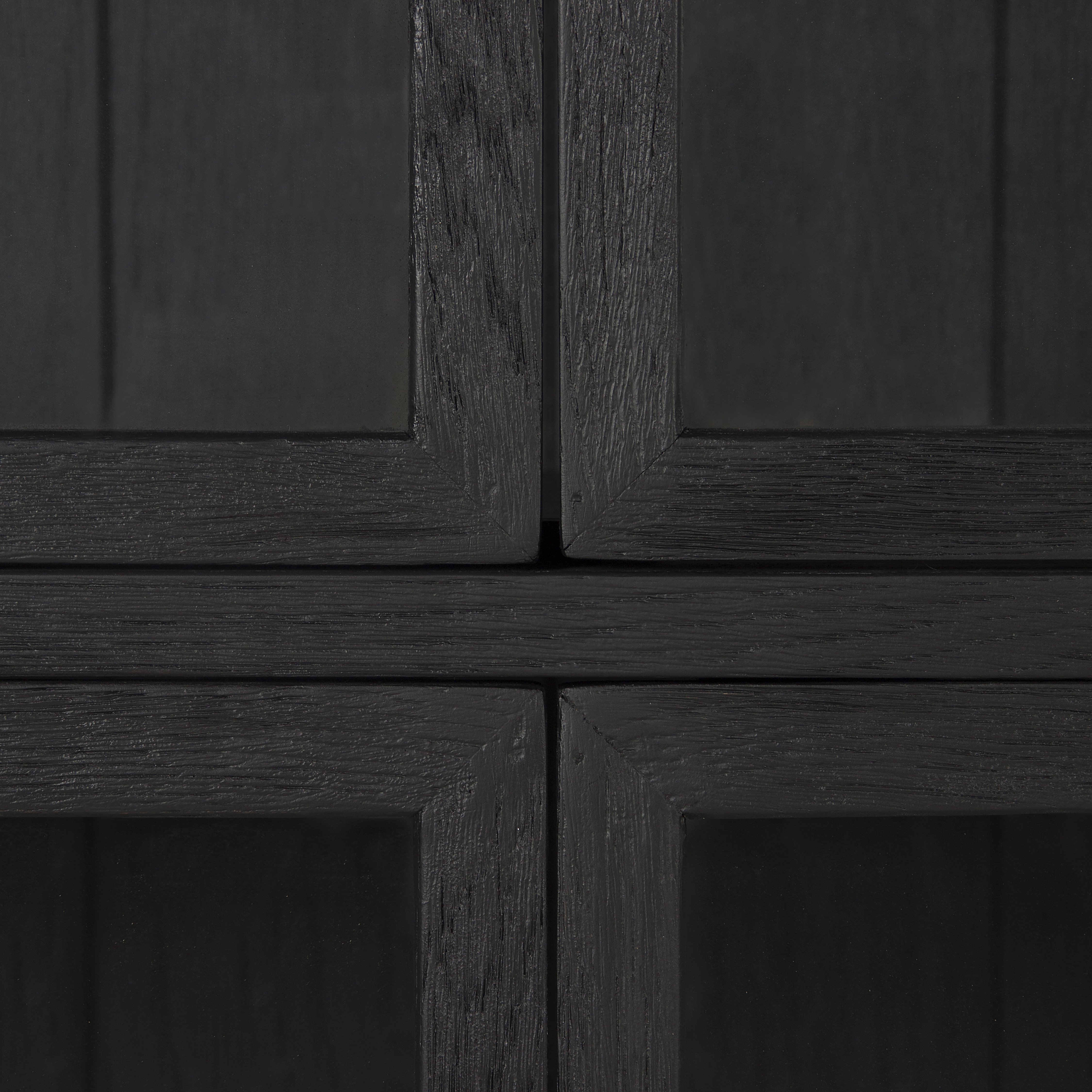 Spencer Curio Cabinet-Drifted Black - Image 7