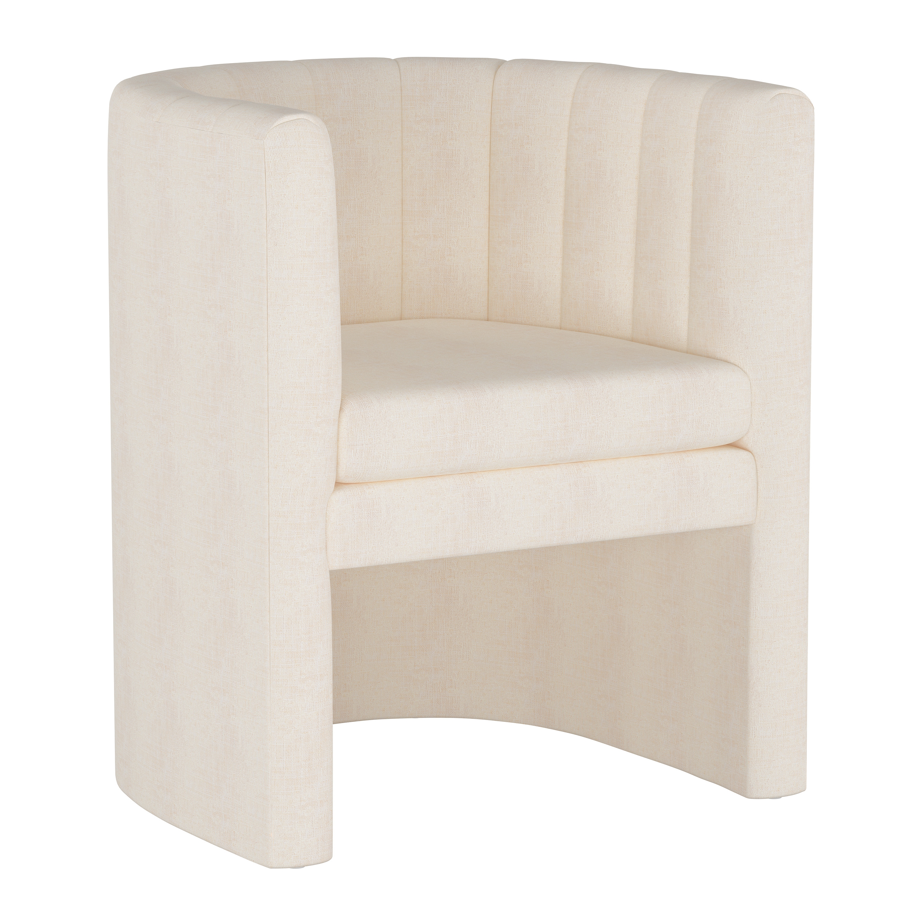 Wellshire Chair, White Linen - Image 0
