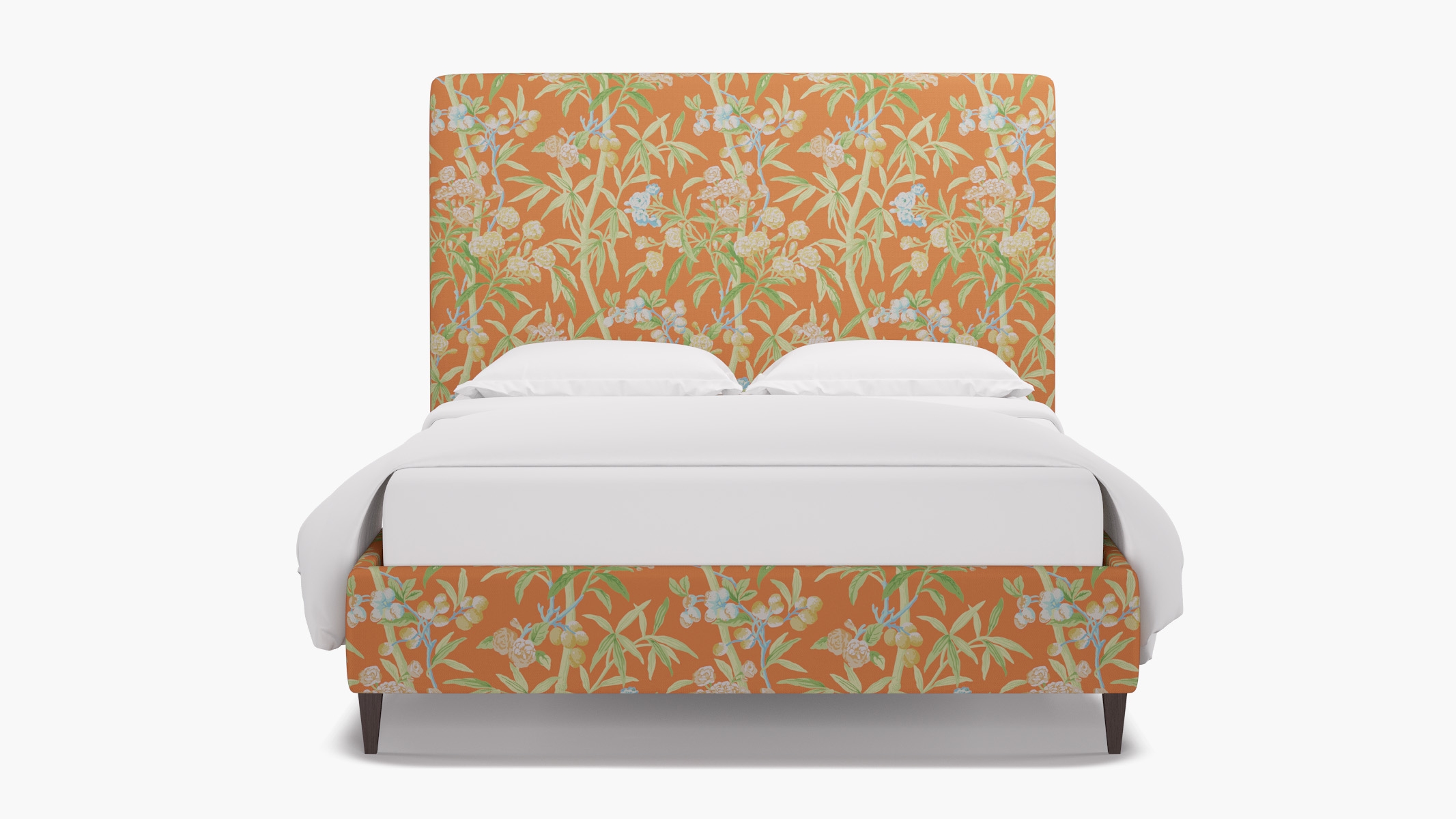 Classic Bed, Mandarin Lanai, Espresso Square Tapered Leg, King - Image 0