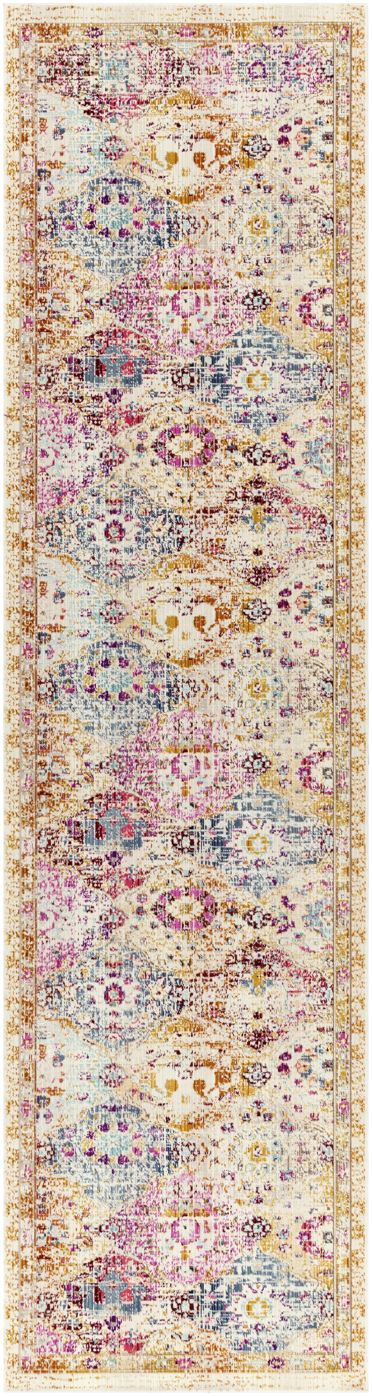 Dublin Beige Indoor 2'9" x 10'2" Machine Woven Rug - Image 0