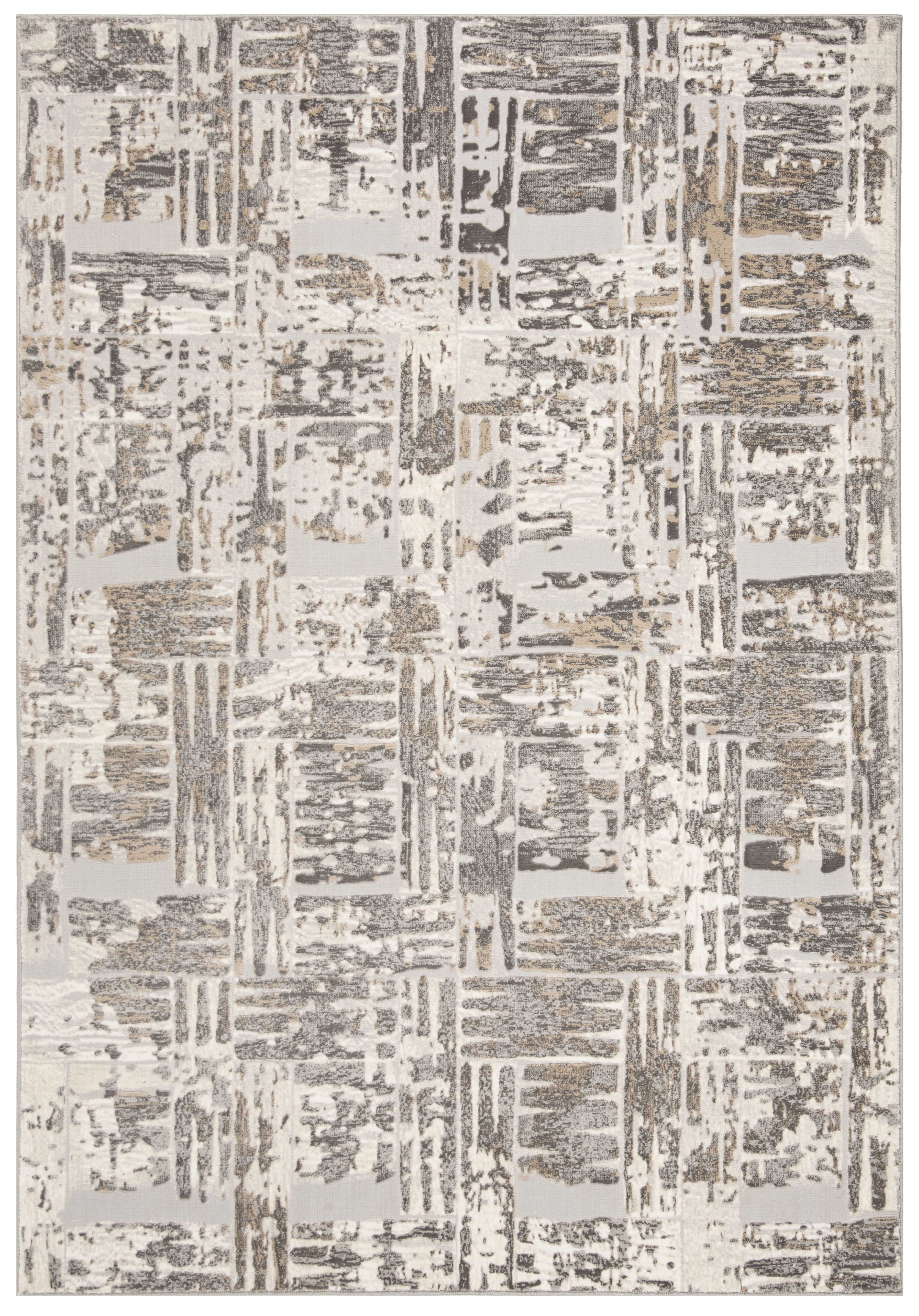 Arlo Home Woven Area Rug, VGE774F, Grey/Cream,  5' 1" X 7' 6" - Image 0