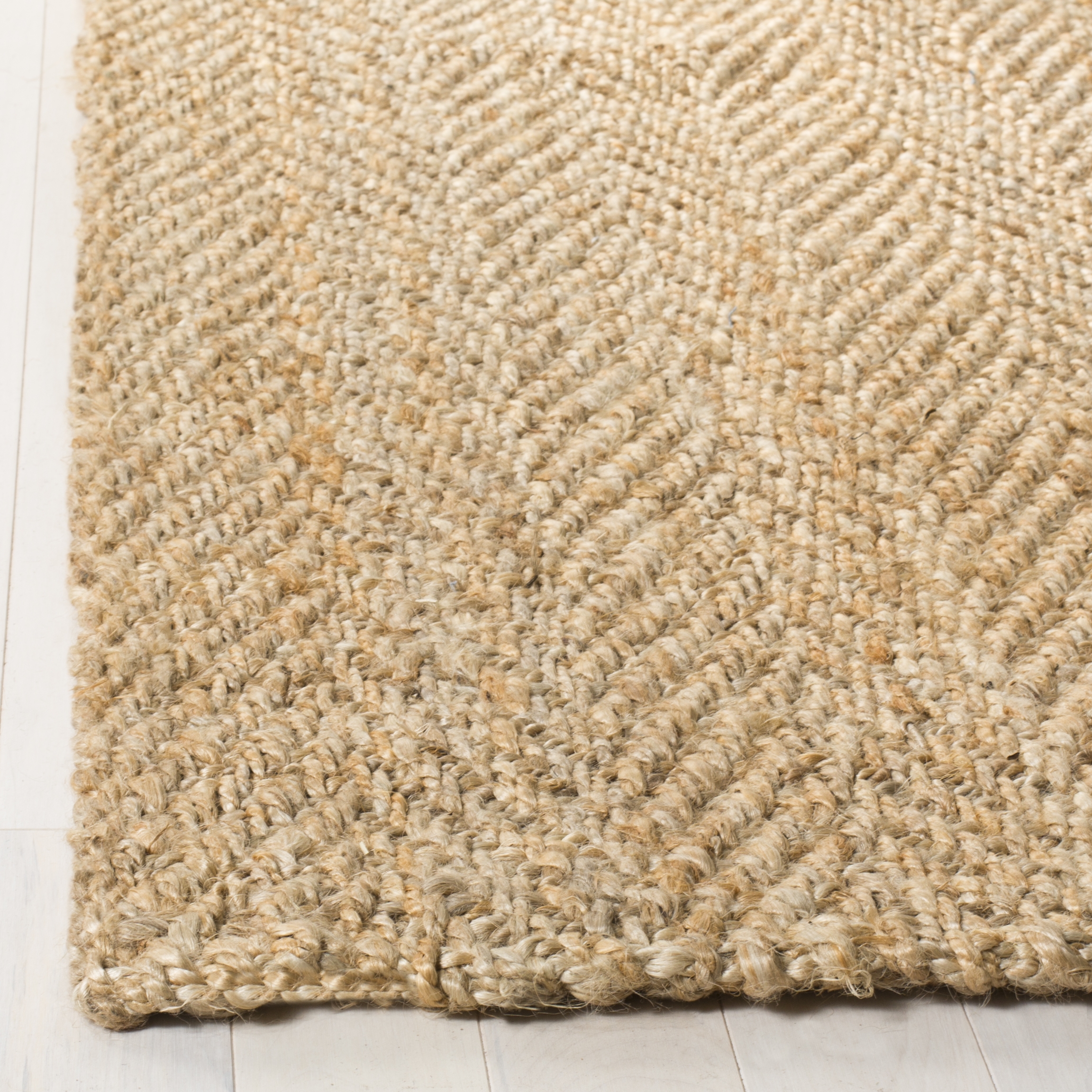 Arlo Home Hand Woven Area Rug, NF263A, Natural,  4' X 6' - Image 2