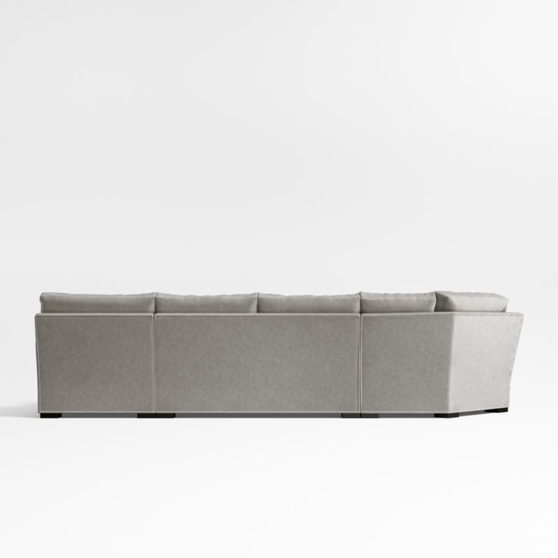 Axis Classic 4-Piece L-Shaped Wedge Sectional Sofa with Chaise Lounge - Image 3