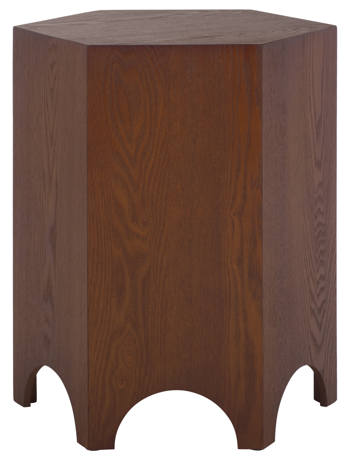 Barahan End Table - Walnut - Safavieh - Image 0