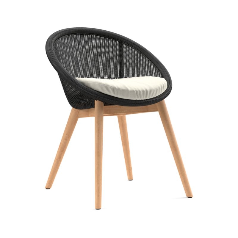 Loon Black Outdoor Dining Chair - Image 2