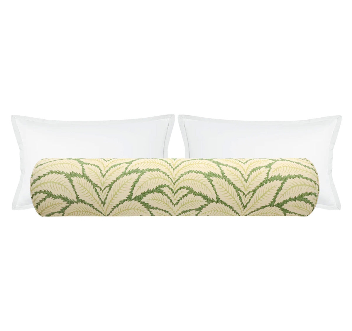 THE BOLSTER :: TALAVERA LINEN // LEAF | BRUNSCHWIG & FILS - TWIN XL // 9" X 30" - Image 0